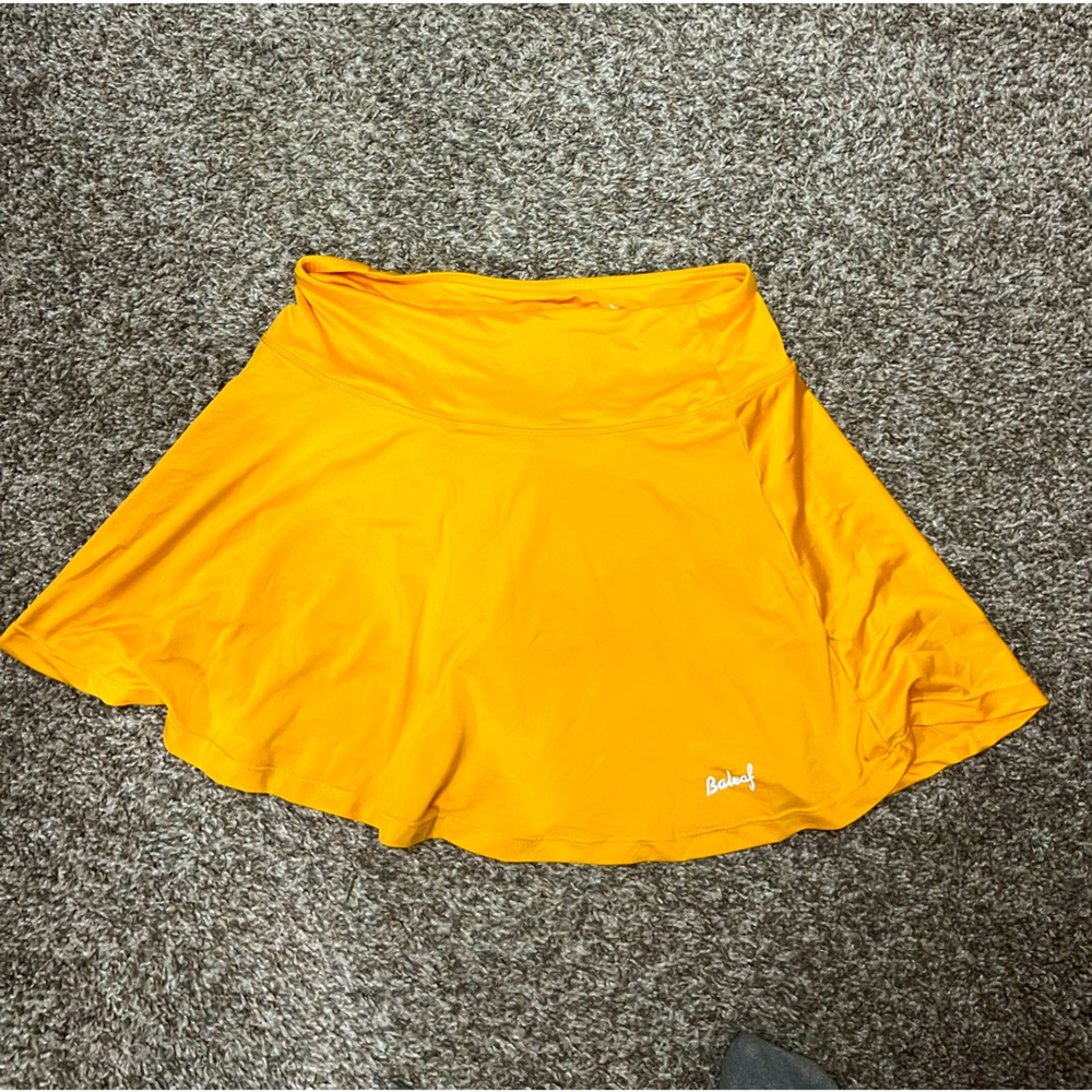 Yellow Tennis Skirt